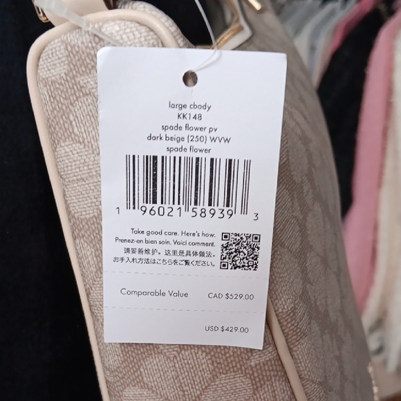 Kate Spade Cream Floral Crossbody Bag - Picture 13 of 13